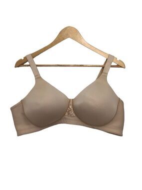 VANITY Fair full coverage bra size 44c nude wireless tan beige